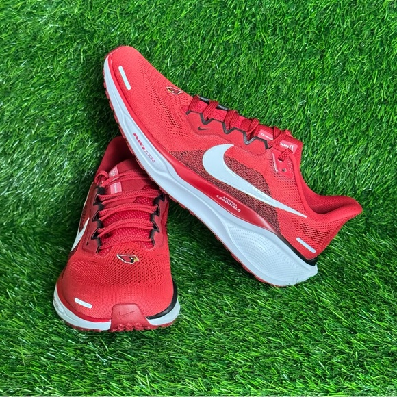 Size 9.5 - Mens Nike Air Zoom Pegasus 41 AZ Cardinals Running Shoes - FZ5077-600 - Picture 1 of 5